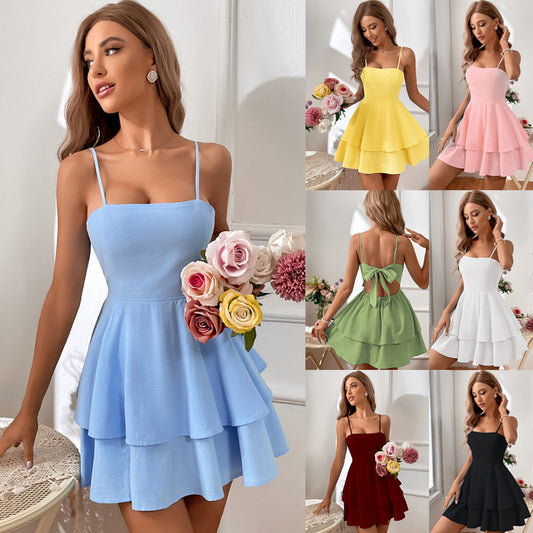 Short Sexy Strap Dress